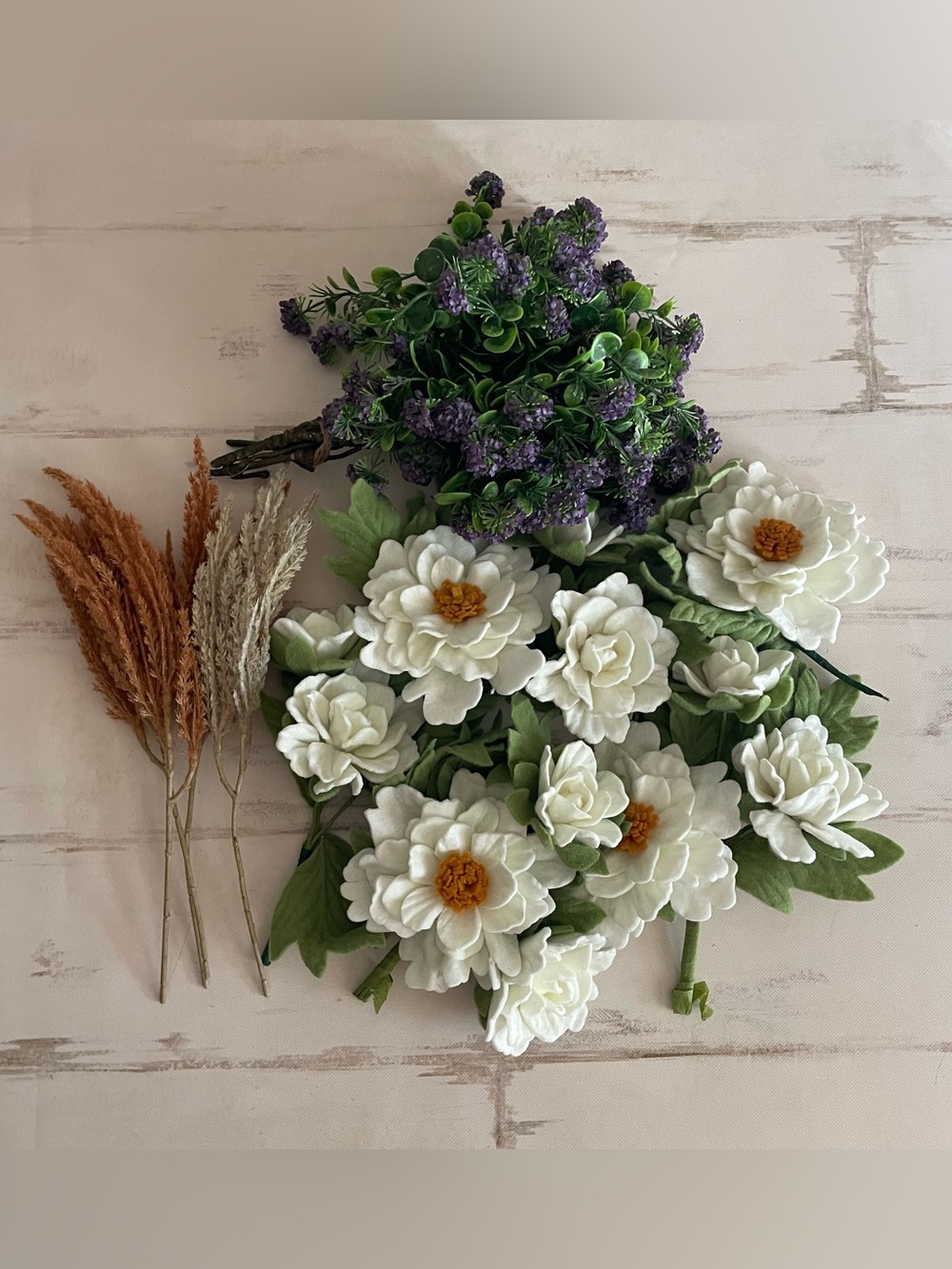 Cottagecore Faux Floral Lot